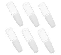 WOFASHPURET 6 pièces Set de Flacons Doseurs Pet Transparent avec Aiguille Fine Bouteilles à Presser avec Bouchon Sécurisé pour Encre et Voyage et Usage