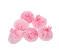 WOFASHPURET 6 Pièces Set Puff Poudre Douce Forme Boule Pelucheuse Applicateur Maquillage Portable Pour Teint et Poudre Usage Voyage et Change