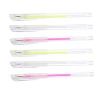 WOFASHPURET 6pièces Crayons De Marquage Pour Sourcils Stylos De Positionnement Précis Outils De Dessin Pour Microblading Fluo