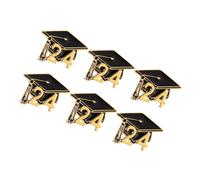 WOFASHPURET 6pièces Épingle à Chapeau De Remise De Diplôme Broche De Chapeau Pour Souvenir Pour Étudiants Diplômés Cadeau De Fin Études