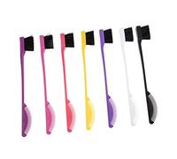 WOFASHPURET 7pièces Lot de Pinceaux Maquillage Pinceau Eyeliner et Peigne à Sourcils Brosse à Cils pour Coiffure et Teinture Capillaire