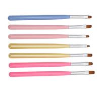 WOFASHPURET 7pièces Set De Pinceaux De Nail Art Gel Outils De Dessin Pour Manucure Accessoires De Salon De Beauté Créez Des Designs Uniques Et Économisez Salons