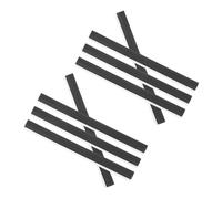 WOFASHPURET 8 Pièces Bord Caoutchouc de Rechange pour Pelle à Poussière Bande Souple et Durable pour Collecte des Déchets Bord et pour Accessoires de Nettoyage Domestique