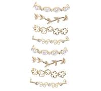 WOFASHPURET 8pièces Clips Décoratifs Pour Chaussures Accessoires Charmants Pour Baskets Ornements Strass Et Perles Décorations Élégantes Pour Sneakers