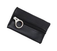 WOFASHPURET À Accessoires Numériques Cuir Noir Pochette De Rangement pour Clés Et Écouteurs Porte-Monnaie