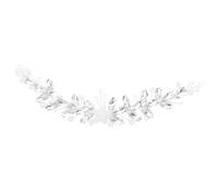 WOFASHPURET Accessoires de cheveux de raisin en cristal Vigne à cheveux pour la mariée de mariage de mariée résines