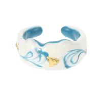 WOFASHPURET Bague De Couple Cuivre Design Élégant Avec Finition Polie Décoration Chic Pour Amoureux Parfait Pour Toutes Les Occasions