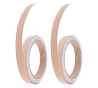 WOFASHPURET Bande de Chant Adhésive Imitation Bois Pin, Largeur 1,5 Cm X 10 M, 2 Rouleaux, Bandes Décoratives pour Meubles, Armoires et Cadres de Porte, Protection et Finition Murale