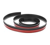 WOFASHPURET Bande de Transition Autocollante en Pvc Noir 2 M X 5 Mm, Surplinthe de Recouvrement pour Seuils de Porte et Garniture Flexible de Moquette, Moulure de Finition pour Revêtements