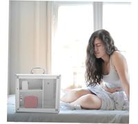 WOFASHPURET Boîte Murale à Verrouillage Professionnel Alliage Aluminium Boîte de Rangement Médicale Visible et Sécurisée pour Multi Usage avec Poignée Facile à Transporter pour et