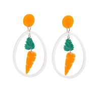 WOFASHPURET Boucles Oreilles De Pâques Pendantes Pour Femme Bijoux Créatifs Gouttes Oreilles Charmantes Pour Fille