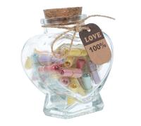 WOFASHPURET Bouteille Capsule Miniature avec Couvercle pour Messages Décoration Capsule Amour pour Saint Valentin Anniversaire Cadeau Personnalisé pour Couple