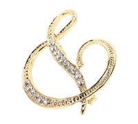 WOFASHPURET Broche Décorative Forme De Lettre Épingle à Revers Pour Vêtements Broche Alliage Pour Sacs à Dos