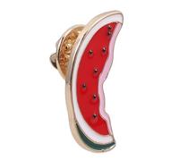 WOFASHPURET Broche Pastèque Émaillée Design Unique Tranche Fruit Colorée Broche Mignonne Pinces Vêtements Femme