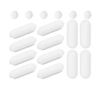 WOFASHPURET Butoirs Universels Antidérapants pour Siège de Toilette, Kit 18 Pièces Blanc Entretoises pour Abattant Wc, Accessoires Wc Résistants à L’humidité, Compatibles Maison et Hôtel