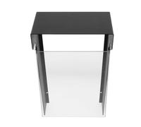 WOFASHPURET Cache de Sonnette Extérieure Imperméable en Métal et Acrylique avec Fenêtre Transparente Haute Définition pour Interphone Vidéo et Porte D'entrée en Extérieur