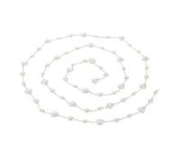 WOFASHPURET Chaînes De Perles En Acier Inoxydable Accessoires Pour Colliers De Perles Fournitures De Fabrication De Bijoux Chaînes De Chapelet En Perles Chaîne De Perles Pour La