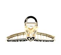 WOFASHPURET Clip D'amour Incrusté De Diamants Lacets Fantaisie Exemple De Carte De Couleurs Bougie Fournitures Mèches Carte De Couleur Des Ongles Mèches Parfumées Ruban Alliage De Zinc Black