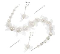 WOFASHPURET Coiffe De Mariée Avec Accessoires De Cheveux De Mariage Design Pour Mariées Bijoux De Cheveux Élégants Et Sécurisés Pour Le Jour Du Mariage