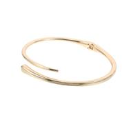 WOFASHPURET Collier Ras-du-cou Métal Ouvert Pour Femmes Design Géométrique Moderne Manchette Large Spring Bracelet Bijou Polyvalent Pour Occasions Décontractées Et Soirées