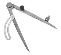 WOFASHPURET Compas à Ressort Multifonction en Acier au Carbone 150 Mm Ailes, Jauge de Traçage Portable pour Travail du Cuir, Dessin de Mandala et Marquage Précis sur Tissu et Papier