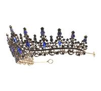 WOFASHPURET couronne de strass casque en strass être pour Mariage or rituals rituels feist féminin princess diadèmes femmes accessoires de cheveux de mariée couronnes de Alliage de zinc