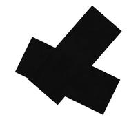 WOFASHPURET Coussinets Antidérapants en Silicone 27X10Cm Semelles de Réparation Découpables Protection Solide Confort pour Talons Hauts et Baskets 2Pcs Noir Ondulé