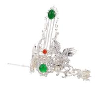 WOFASHPURET Épingles À Cheveux Décoratives : Pince À Chignon Vintage, Baguettes Chinoises Hanfu En Métal Avec Perles, Style Asiatique, Pour Chignons, Pour Femmes Et Filles