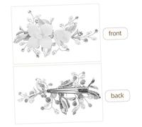 WOFASHPURET épingles de cheveux de la mariée Accessoires de cheveux de demoiselle d'honneur pince à cheveux de la mariée épingles à cheveux décoratives clip diamant de mariée céramique
