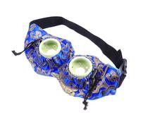 WOFASHPURET Eye Moxa Box Portable Moxibustion Eye Massager With Adjustable Buckle And Relaxation Healthy Material Couleur Aléatoire Couleur Aléatoire