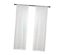 WOFASHPURET Fenêtre Tulle Rideau Voilage de fenêtre Produit Fini moustiquaire de Voile Blanche Rideaux Transparents pour s