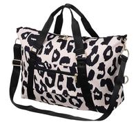 WOFASHPURET Grand Sac de Voyage Femme à Bandoulière Détachable et Compartiment Humide pour Courts Séjours et Fitness Design à Motif Lait
