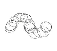 WOFASHPURET Joint de Boîtier de Montre Étanche Silicone 0,6 Mm Fin 200 Pièces Accessoires Horlogerie Réparation Étancheur pour Montre Usage Professionnel