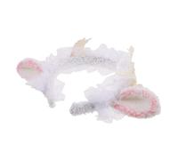 WOFASHPURET Lanière De Tête Lolita Dentelle Avec Oreilles De Mouton Accessoire Mignon Pour Bandeau De Cosplay Décoration Douce Et Adorable