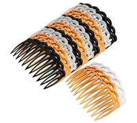 WOFASHPURET Lot De 12 Peignes Latéraux Rétro 7,5 Cm Plastique Souple Accessoires Pour Cheveux Filles Femmes Coiffure Quotidienne