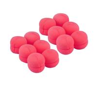 WOFASHPURET Lot De 12 Rouleaux Éponge Rouges, Taille Moyenne, Bouclage Sans Chaleur, Accessoires Coiffure Légers Et Solide, Pour Femmes Et Filles, Coiffage Sans Abîmer Les Cheveux, Usage Quotidien