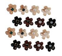 WOFASHPURET Lot de 16 Pinces à Cheveux Fleurs pour Filles Mini Accessoires Coiffure Petites Barrettes Colorées et Mariages Cheveux Fins