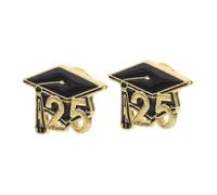 WOFASHPURET Lot De 2 Broches Commémoratives De Remise De Diplôme Pinces Pour Casquettes De Remise De Diplôme Épingles De Remise De Diplôme Décorations De Remise De Diplôme 2025 Mini