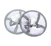 WOFASHPURET Lot de 2 Filets de Séchage Éponges à Maquillage Pinceaux Cintres de Séchage en Maille Panier Organisateur pour Appartement et Maison