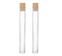 WOFASHPURET Lot de 2 Porte-Moustaches pour Chat : Bouteille commémorative Transparente pour Poils d'animaux, Pot de Rangement Souvenir pour Poils de Chien et de Chat - Bouteilles de Conservation