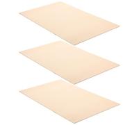 WOFASHPURET Lot de 3 Planches Rectangulaires en Bois Synthétique, Surface Lisse Facile à Peindre, pour Petits Travaux Manuels et Décoration Artisanale