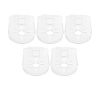 WOFASHPURET Lot de 5 Étagères Murales Transparentes pour Caméras de Sécurité, Supports Muraux Flottants sans Perçage, Petite Étagère D’Angle Polyvalente pour Babyphone, Haut-parleurs