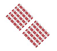WOFASHPURET Lot De 50 Pendentifs En Forme De Drapeau Canadien Pour Bracelets Porte-Clés En Métal Breloques Pour Porte-Clés Canada De Fête Pour La Fête Canada Breloques Pour