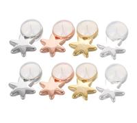 WOFASHPURET Lot De 8 Bouchons D'Oreilles En Métal Pour Femme