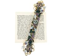 WOFASHPURET Mezouza Rétro en Métal Parchemin de Prière Catholique, Alliage Robuste, Bord Arrondi, Usage Pratique, Sûr Toucher, Décor Religieux pour Croyants Juifs en Bibliothèque ou Hôtel