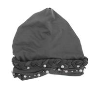 WOFASHPURET Muslim Hat For Women Soft Summer Hijab Cap With Elegant Pearl Embellishments Lightweight Foldable Headscarf Turban For Weddings And Prayer