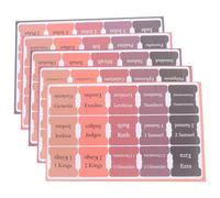 WOFASHPURET Onglets Bibliques pour Bible Femmes, 5 Feuilles Autocollantes 200x127mm, Onglets D'index Chapitres Colorés en Papier Couché pour Étude Biblique et Séparation Rapide des Livres