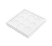 WOFASHPURET Palette de fards à paupières vide organiser la palette de maquillage palette de rouge à lèvres vide Organisateur de maquillage palette de dépôt de rouge à lèvres Plastique blanche