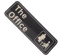 WOFASHPURET Panneau de Bureau en Pvc Noir Installation sans Perforation, Facile à Poser, pour Bâtiments de Service Public et Hôpitaux, Décoration du Bureau Pratique