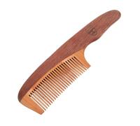 WOFASHPURET Peigne à Barbe Naturel Peigne Démêlant à Dents Larges Outil De Coiffage Pour Hommes Et Femmes Anti-statique Pour Style Soigné Entretien Facile